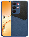 For Realme 15X Back Cover Case (Dual PU Leather Stitch | Professional Minimalist | Soft and Flexible)