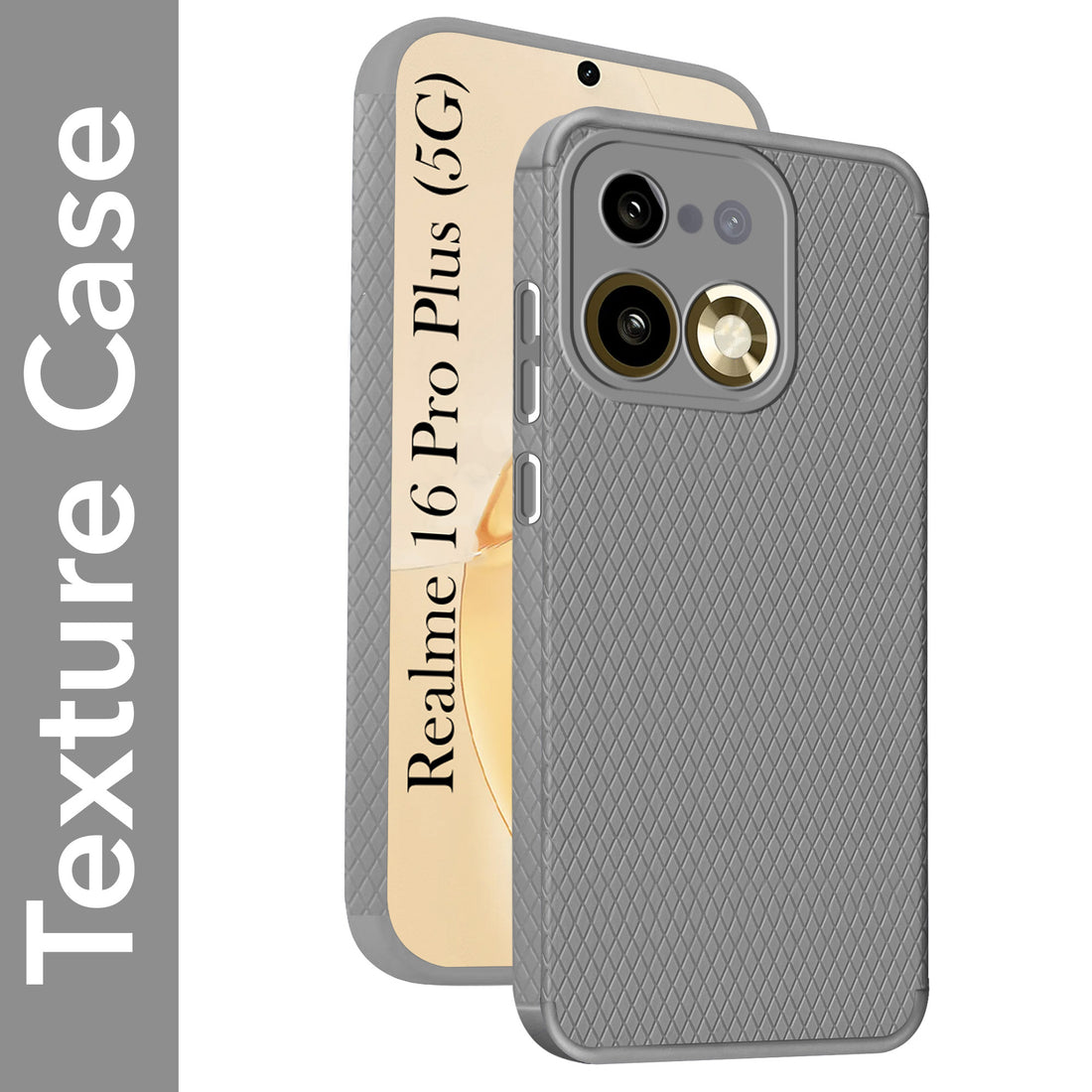For Realme 16 Pro Plus 5G Back Cover Case Liquid Silicone (Camera Protection | Side Grip Texture | Soft and Flexible)