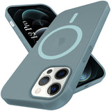 For Apple iPhone 12 Pro Back Cover Case (Frosted Matte Feel | MagSafe Compatible Wireless Charging | Polycarbonate Material)