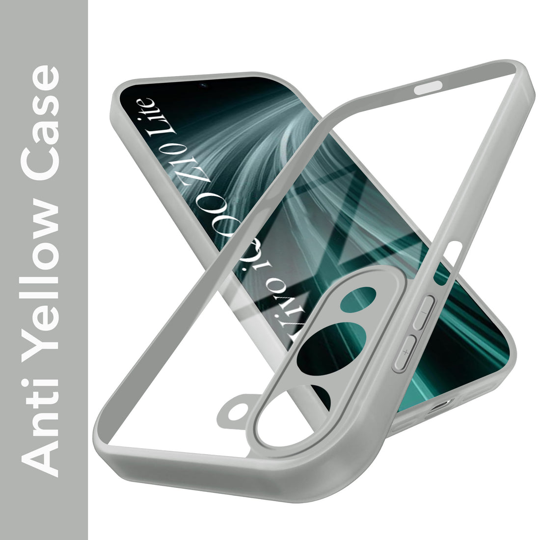For Vivo iQOO Z10 Lite Back Cover Case (Lifetime Anti Yellow | Anti Scratch | Crystal Clear Shockproof)