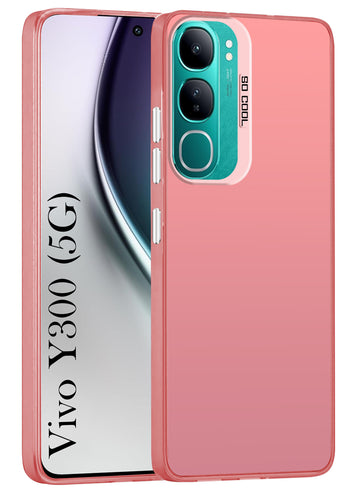 For Vivo Y300 Hard Back Cover Case (Velvet Touch | Professional Glossy Finish | Camera Protection Bump