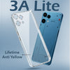 For Nothing Phone 3A Lite Back Cover Case Lifetime Anti-Yellow Clear (Sleek Hard Crystal | Shockproof and Camera Protection)