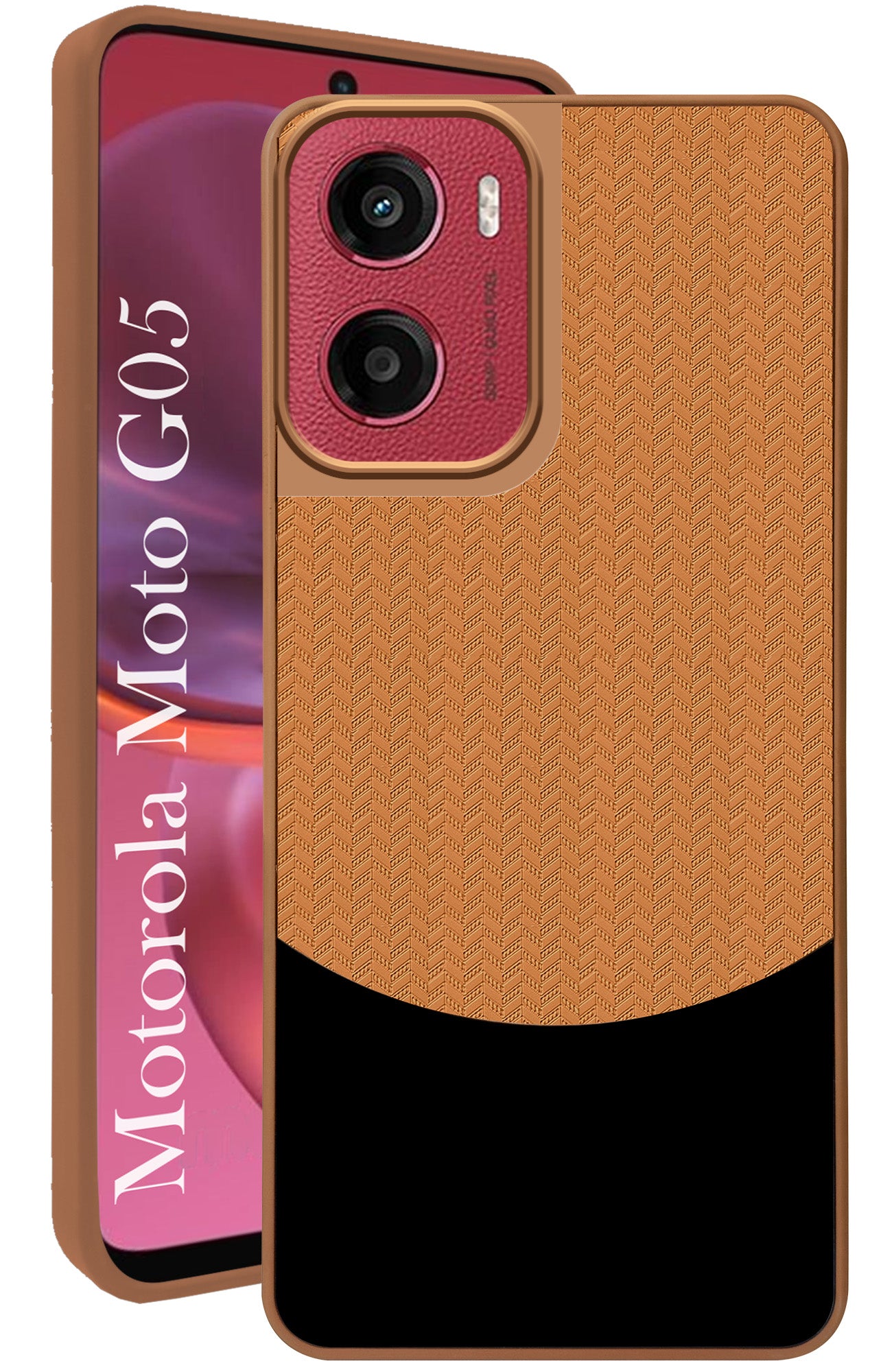 For Motorola Moto G05 Silicone Finish Back Cover Case (Premium Minimalist Professional Feel | Camera Protection Bump)