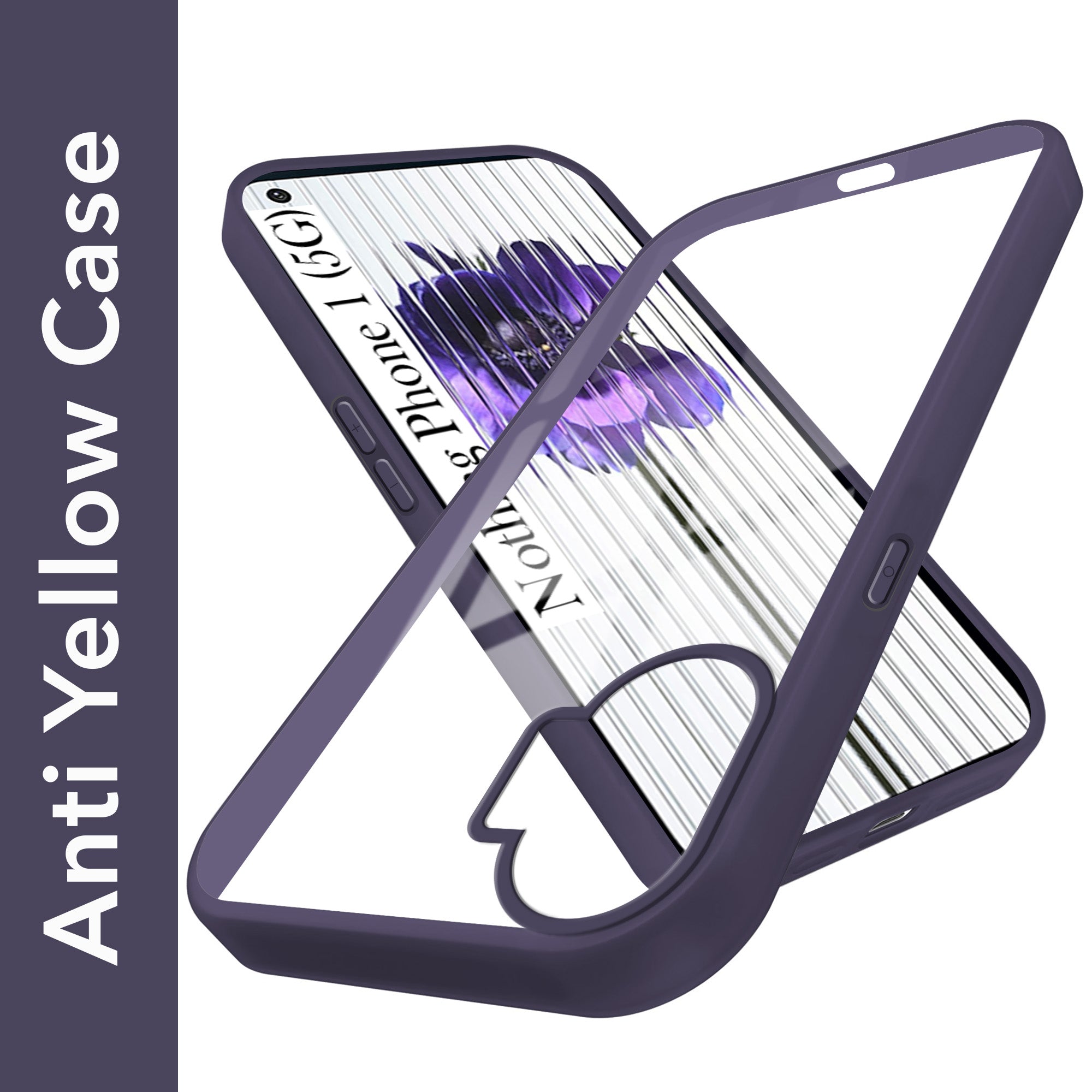 For Nothing Phone 1 Back Cover Case Ultra-Hybrid (Lifetime Anti Yellow | Anti Scratch | Crystal Clear Shockproof)