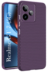 For Realme GT 7 Back Cover Case (Liquid Silicone | Side Grip | Camera Protection)