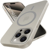 For Apple iPhone 15 Pro Max Back Cover Case  (Frosted Matte Feel | MagSafe Compatible Wireless Charging | Polycarbonate Material)