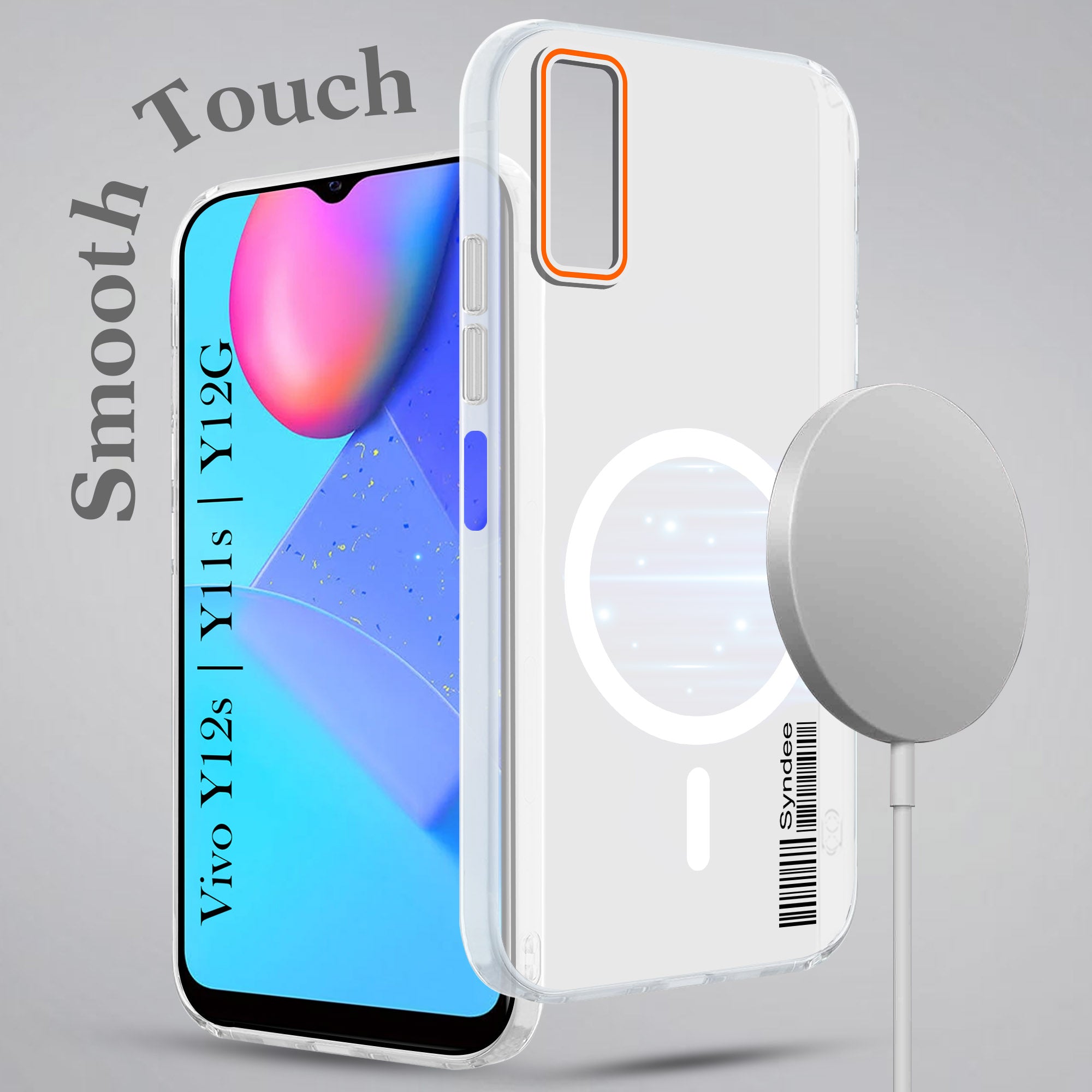 For Vivo Y12s | Y11s | Y12G Back Cover Case (Soft Touch | Camera Bump Protection | MagSafe Compatible | Matte Finish)