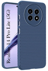 For Realme 14 Pro Lite Back Cover Case (Liquid Silicone | Side Grip | Camera Protection)