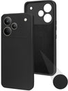 For Realme P4 Pro Back Cover Case (Matte Finish Silicone with Inside Fiber Cloth)