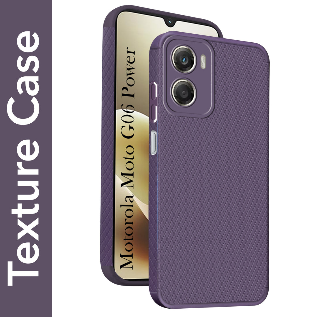 For Motorola Moto G06 Power Back Cover Case Liquid Silicone (Camera Protection | Side Grip Texture | Soft and Flexible)