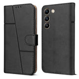 For Vivo Y200e Flip Cover Case (Stitched Leather with Magnetic Closure)
