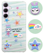 For Samsung Galaxy A35 5G Back Cover Case (3D Cute Cartoons | Hard Back Side Soft | Matte Premium Finish | HD Printing)