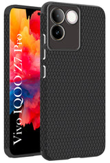 For Vivo iQOO Z7 Pro Back Cover Case (Liquid Silicone | Side Grip | Camera Protection)
