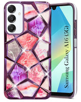 For Samsung Galaxy A16 5G Back Cover Case (Dual Design Glitter Sparkle and Detachable Diamond Print Case | Soft and Flexible)