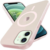 For Apple iPhone 12 Back Cover Case (Frosted Matte Feel | MagSafe Compatible Wireless Charging | Polycarbonate Material)