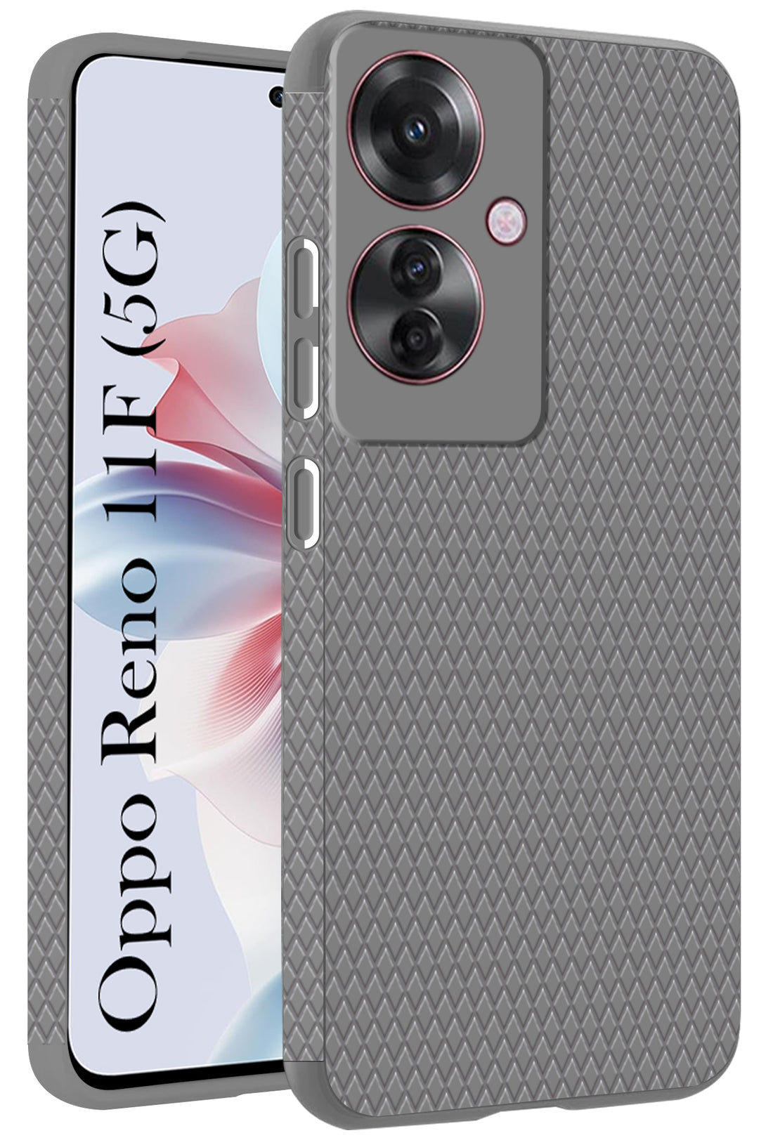 For Oppo Reno11 F 5G | Oppo Reno 11F 5G Back Cover Case (Liquid Silicone | Side Grip | Camera Protection)