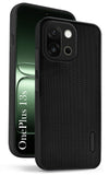 For OnePlus 13S Back Cover Case (Textured Grip Design | Micro-Fiber Cloth Inside | Slim and Light Weight | Soft Touch and Feel | Black)