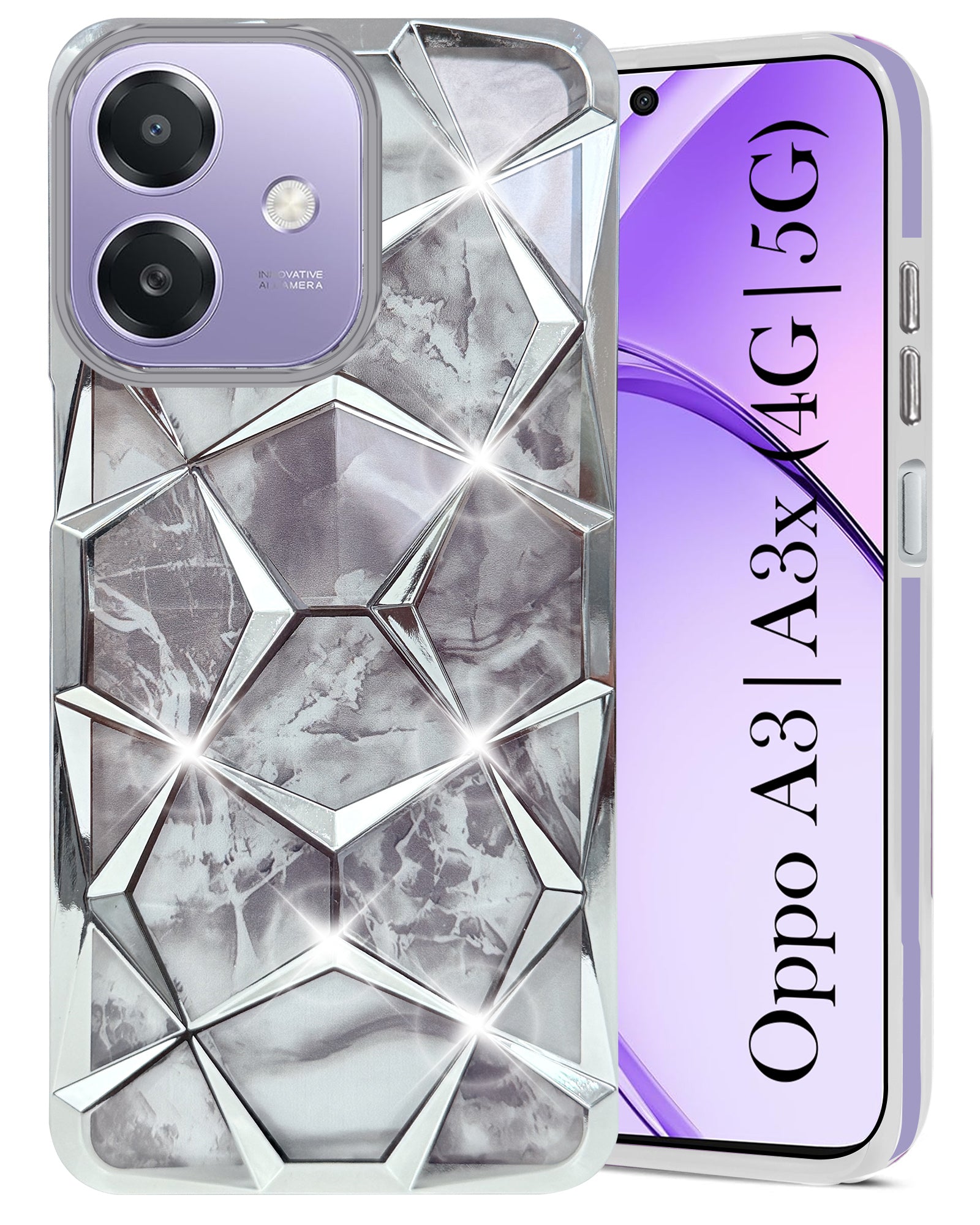 Gm Communication Oppo A3s Back Cover New Model YOFO Matte Finish