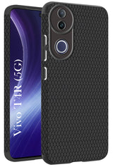 For Vivo T4R  Back Cover Case (Liquid Silicone | Side Grip | Camera Protection)