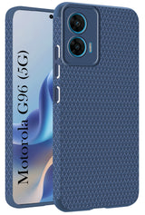 For Motorola Moto G96 Back Cover Case (Liquid Silicone | Side Grip | Camera Protection)