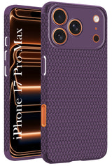For Apple iPhone 17 Pro Max Back Cover Case (Camera Protection | Side Grip Texture | Soft and Flexible)