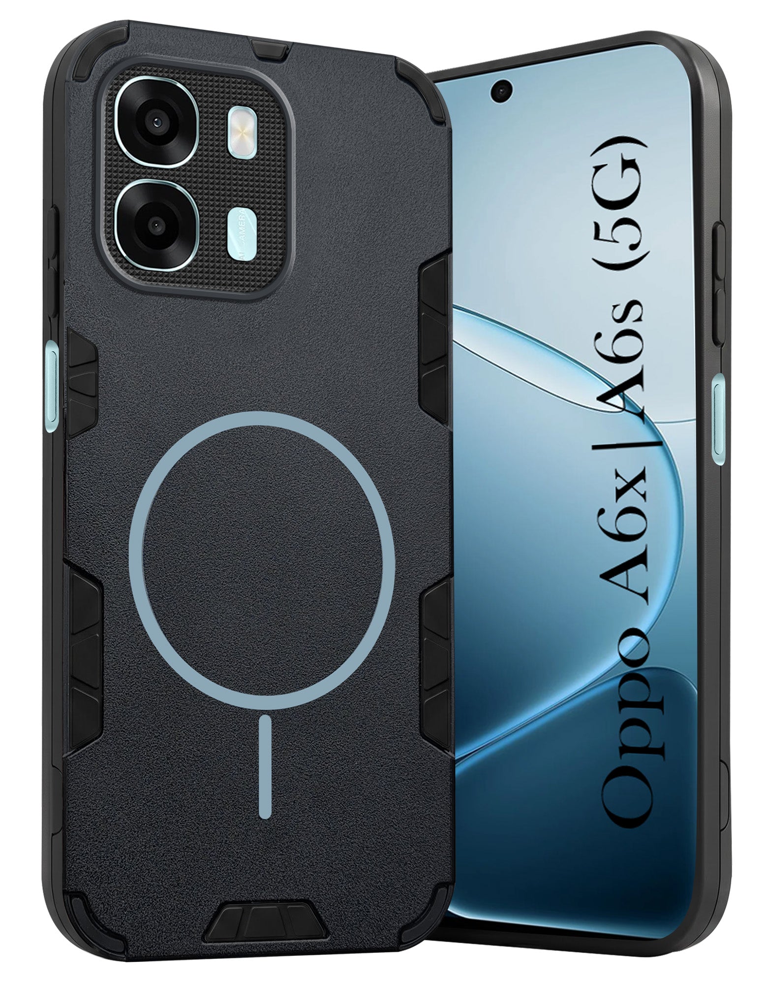 For Oppo A6X | Oppo A6S Back Cover Case (Slim Hybrid Armor | Shockproof Camera Protection | Rugged Dual Layer)