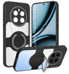 For Realme Narzo 70 5G Back Cover Case with stand (Built-in Ring Holder Kickstand | Lifetime Anti Yellow | Camera Protection)