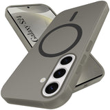 For Samsung Galaxy S24 Back Cover Case (Frosted Matte Feel | MagSafe Compatible Wireless Charging | Polycarbonate Material)