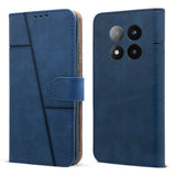 For Redmi Note 14 Pro Flip Cover Case ( Stitched Leather with Magnetic Closure)
