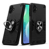 For Samsung Galaxy M07 | Samsung Galaxy F07 Back Cover Case Hybrid Armor (Shockproof Dual Layer Polycarbonate |Ring Holder Kickstand)