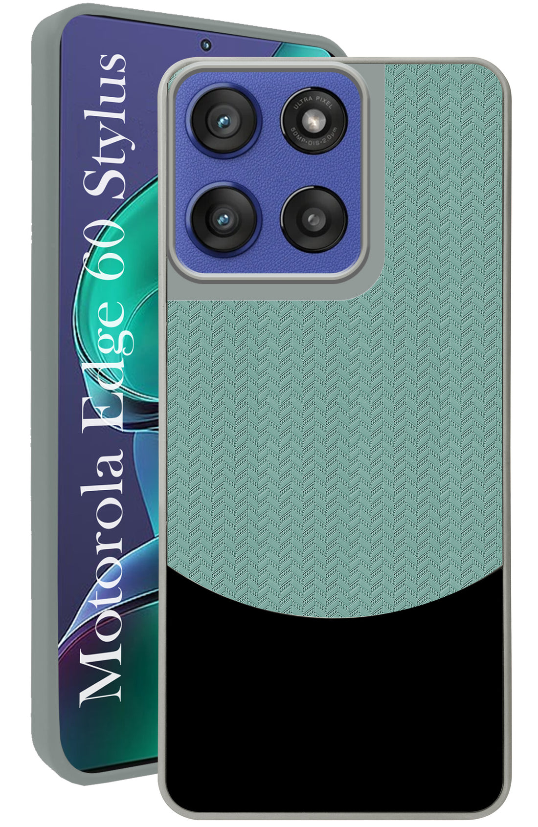 For Motorola Moto Edge 60 Stylus Silicone Finish Back Cover Case (Premium Minimalist Professional Feel | Camera Protection Bump)