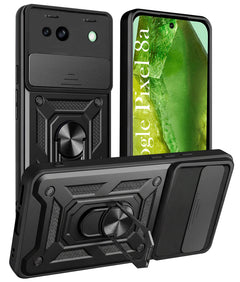 For Google Pixel 8a Back Cover Case (Hybrid Dual Armor Polycarbonate)