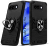 For Google Pixel 9A Back Cover Case Hybrid Armor (Shockproof Dual Layer Polycarbonate |Ring Holder Kickstand)