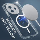 For Vivo Y39 Back Cover Case Lifetime Anti-Yellow MagSafe Compatible Clear (Sleek Hard Crystal | Shockproof and Camera Protection)