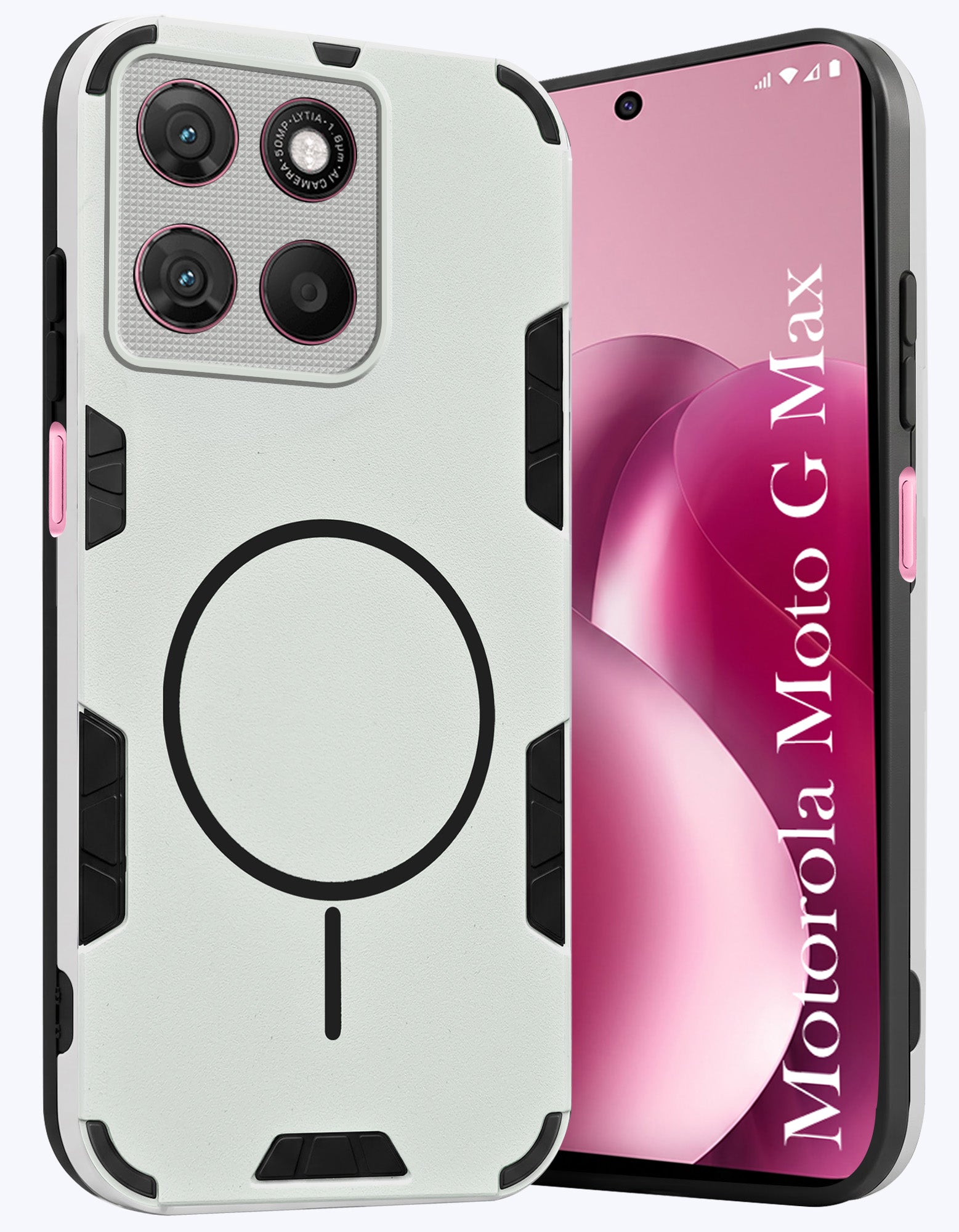 For Motorola Moto G Max Back Cover Case (Slim Hybrid Armor | Shockproof Camera Protection | Rugged Dual Layer)