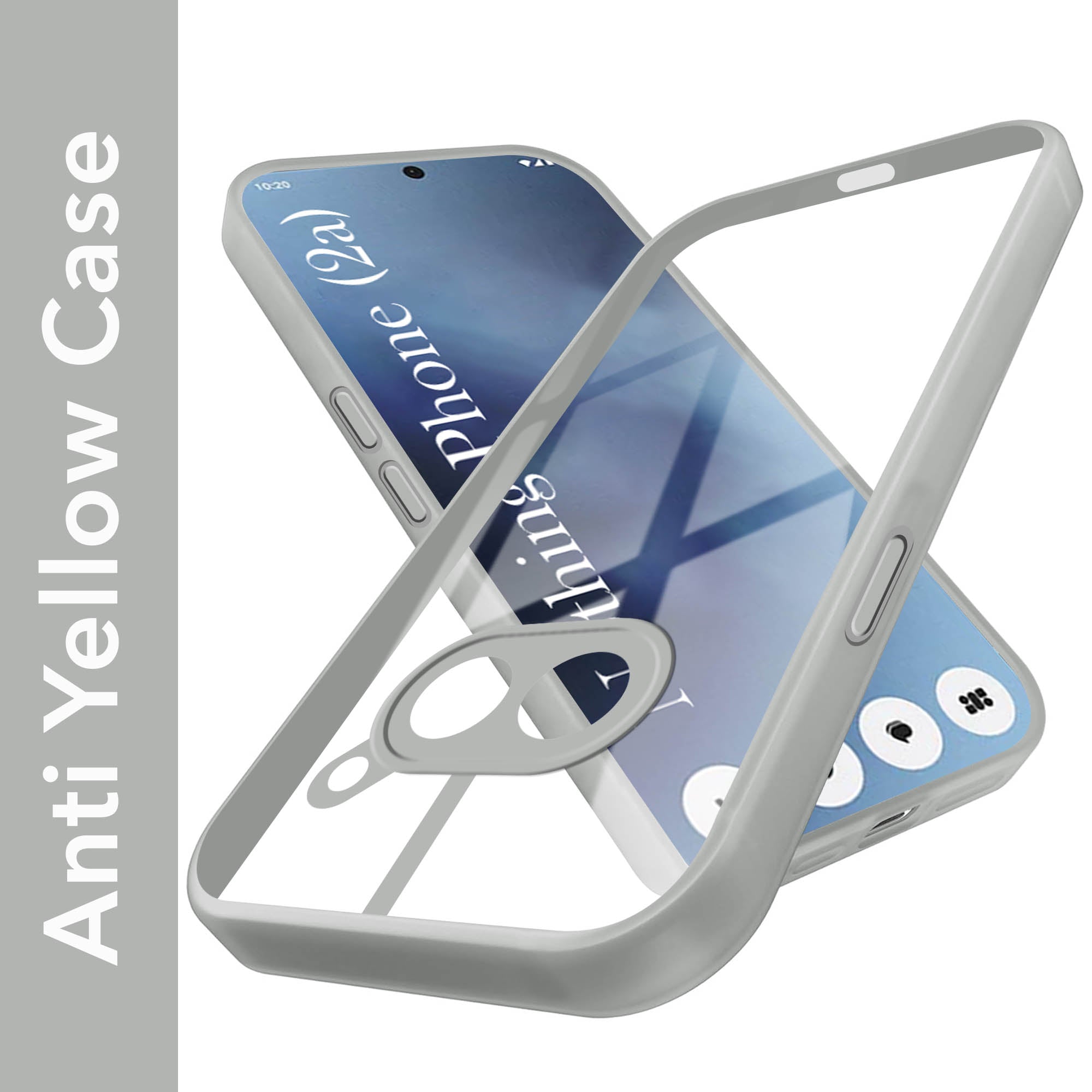 For Nothing Phone 2A 5G Back Cover Case (Lifetime Anti Yellow | Anti Scratch | Crystal Clear Shockproof)