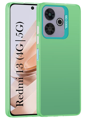For Xiaomi Mi Redmi 13 4G | 5G Hard Back Cover Case (Velvet Touch | Professional Glossy Finish | Camera Protection Bump)
