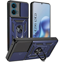 For Motorola Moto G96 Back Cover Case (Hybrid Dual Armor Polycarbonate)