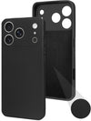 For Apple iPhone 17 Pro Back Cover Case (Matte Finish Silicone with Inside Fiber Cloth)