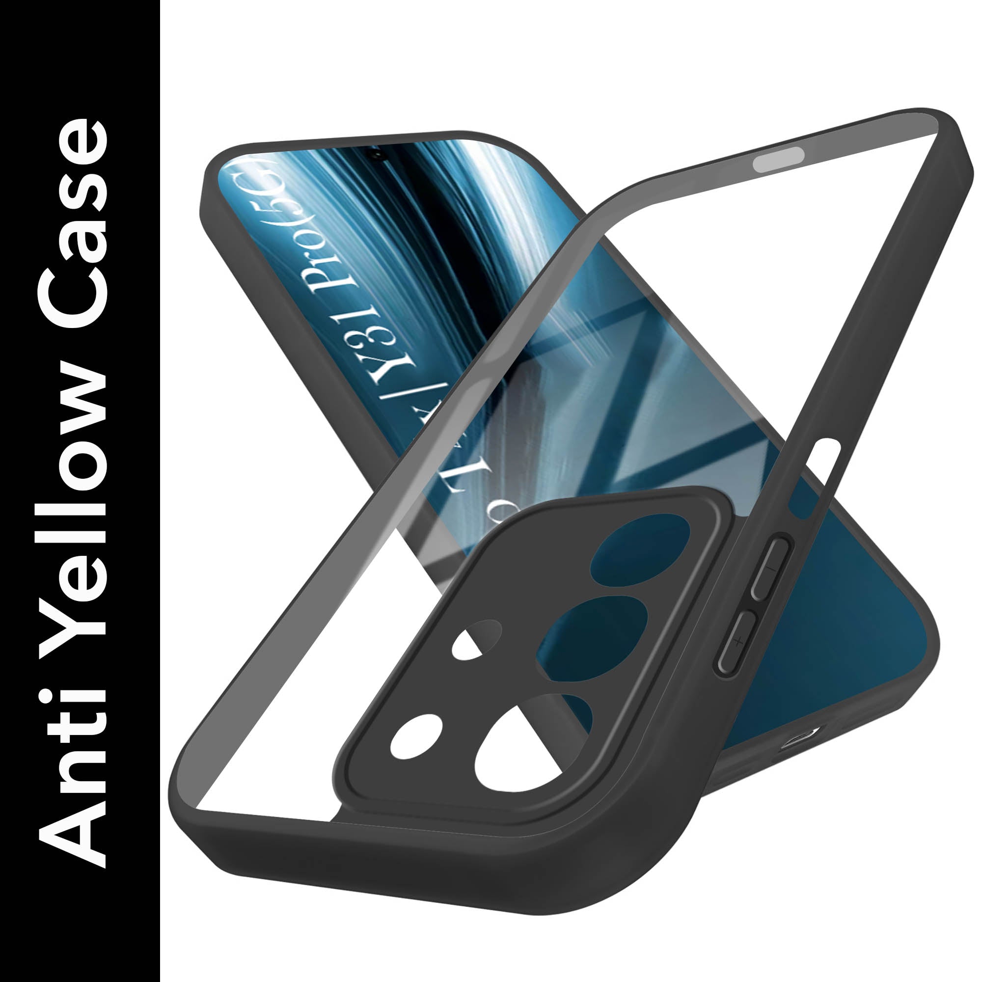 For Vivo T4x | Vivo Y31 Pro Back Cover Case (Lifetime Anti Yellow | Anti Scratch | Crystal Clear Shockproof)