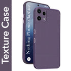 For Nothing Phone 3A Lite Back Cover Case Liquid Silicone (Camera Protection | Side Grip Texture | Soft and Flexible)