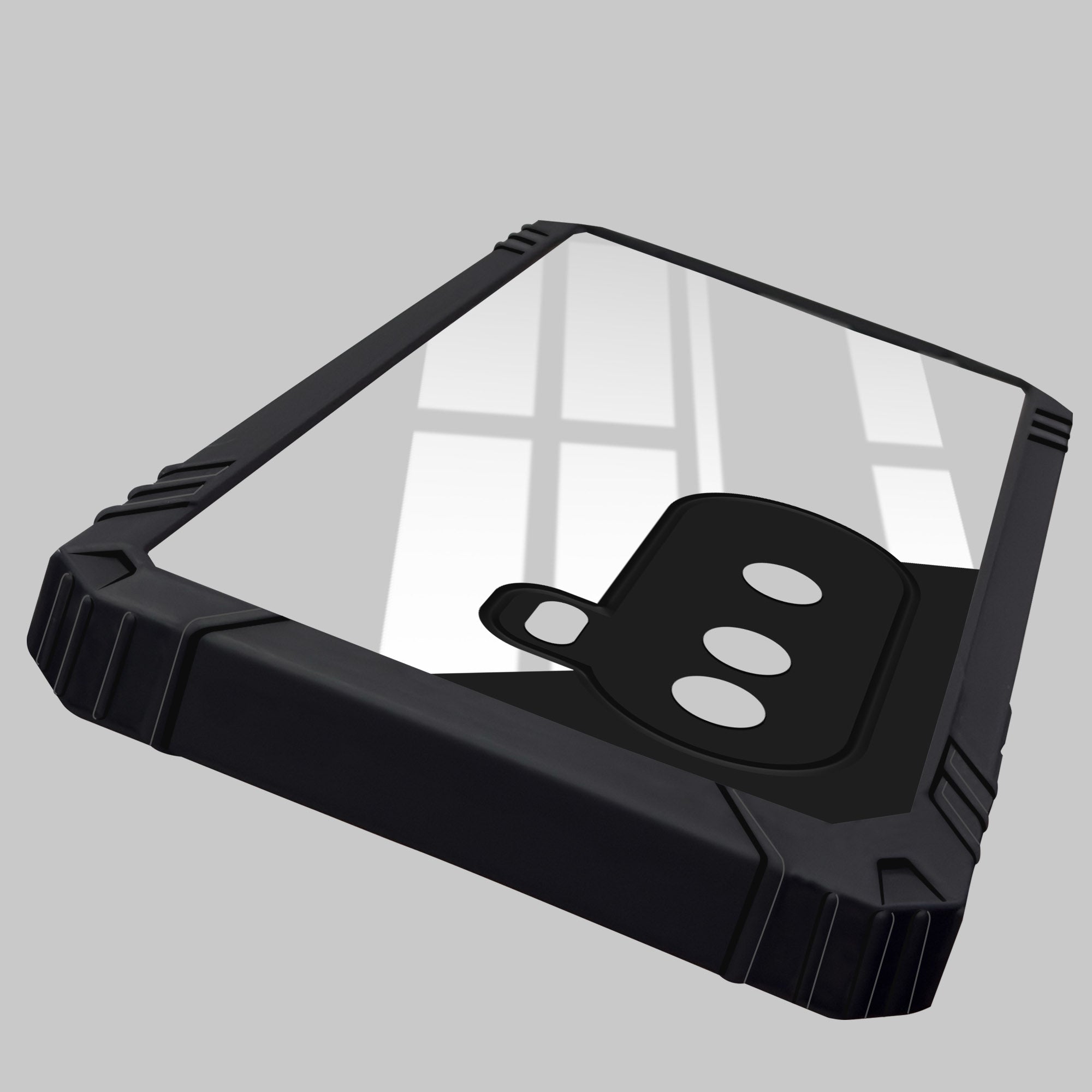 For Vivo iQOO Z9s Back Cover Case (Ultimate Shockproof Bumpers | Anti Yellow | Rugged Armor | Hybrid PC | Black)