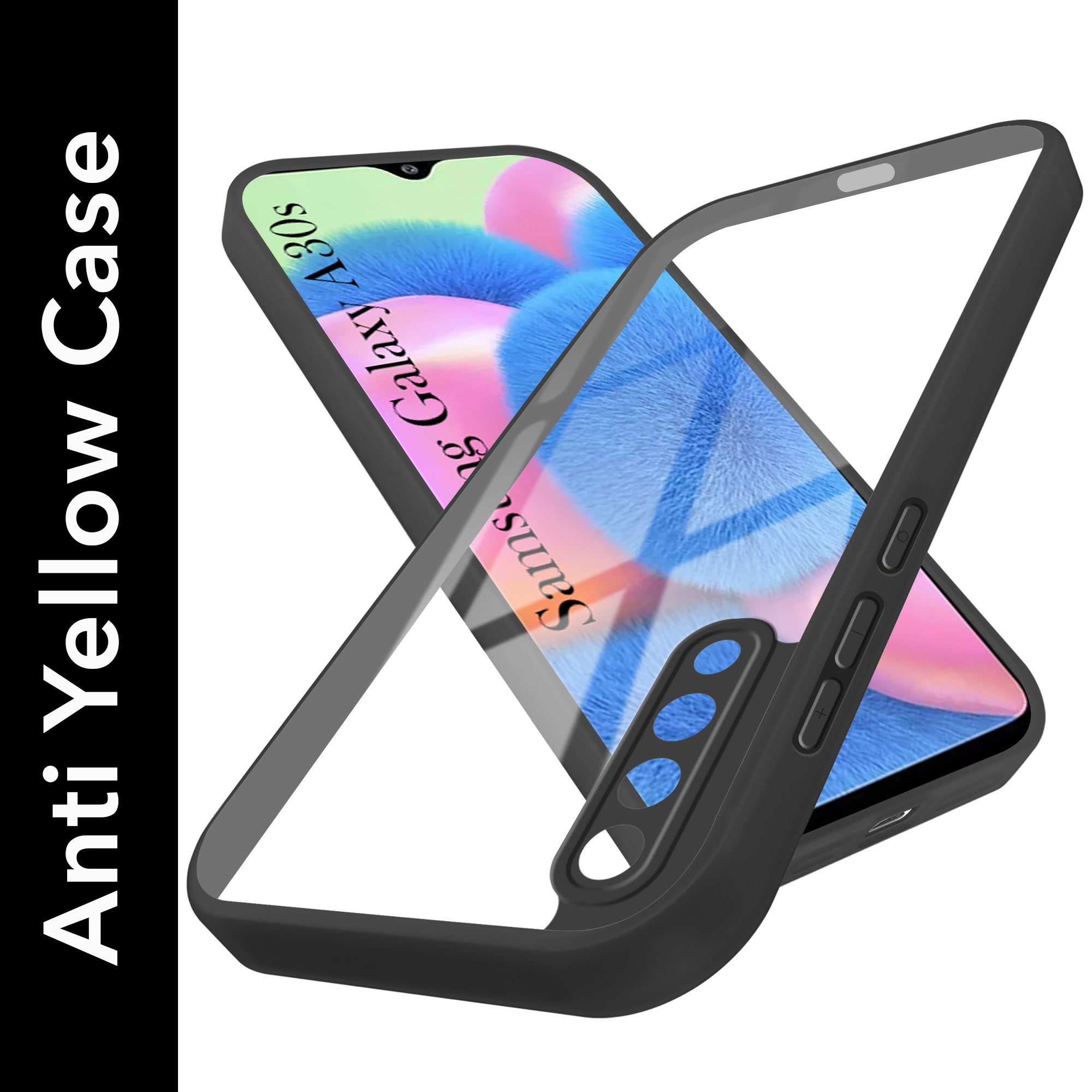For Samsung Galaxy A30s Back Cover Case Ultra-Hybrid (Lifetime Anti Yellow | Anti Scratch | Crystal Clear Shockproof)