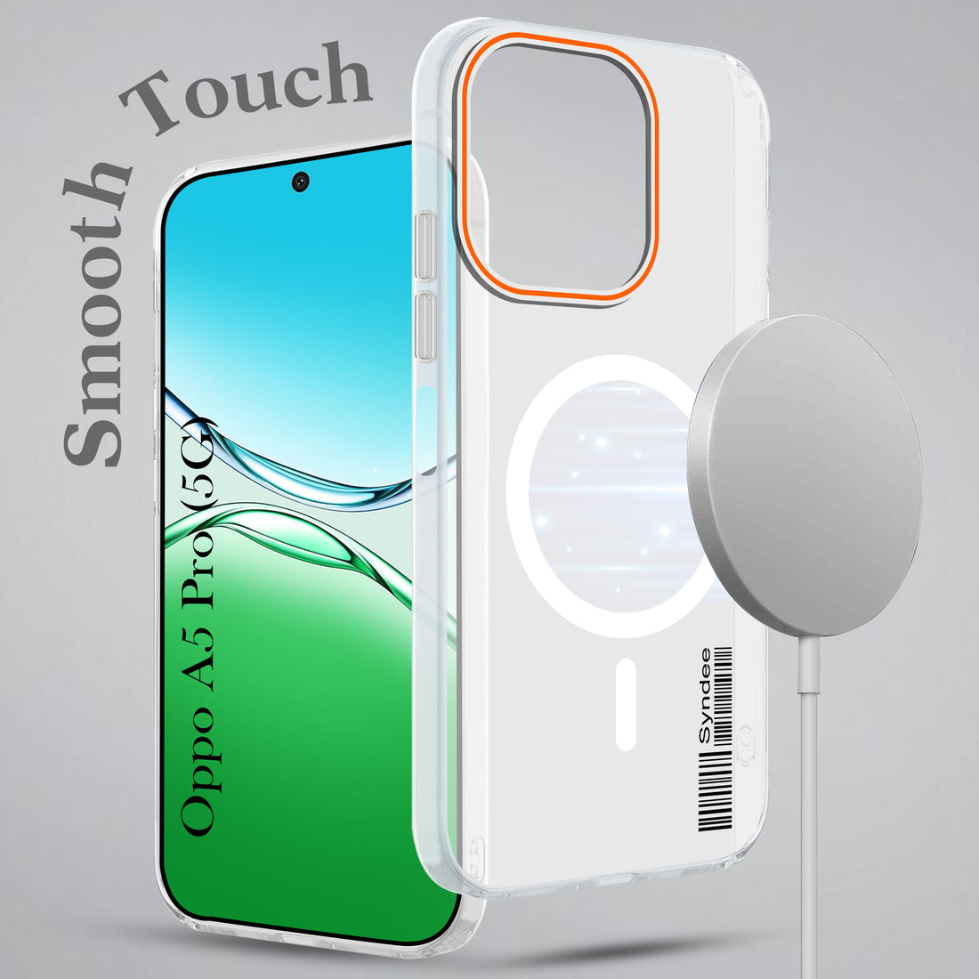 For Oppo A5 Pro Back Cover Case (Soft Touch | Camera Bump Protection | MagSafe Compatible | Matte Finish)