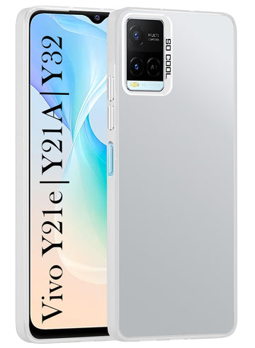 For Vivo Y21e | Vivo Y21A | Vivo Y32 Hard Back Cover Case (Velvet Touch | Professional Glossy Finish | Camera Protection Bump)