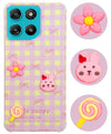 For Motorola Moto G67 Power | G57 Power Back Cover Case (3D Cute Cartoons | Hard Back Side Soft | Matte Premium Finish | HD Printing)