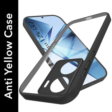 For Vivo V29e 5G Back Cover Case Ultra-Hybrid (Lifetime Anti Yellow | Anti Scratch | Crystal Clear Shockproof)