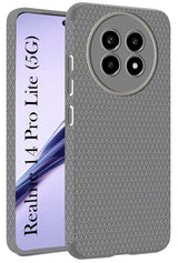 For Realme 14 Pro Lite Back Cover Case (Liquid Silicone | Side Grip | Camera Protection)