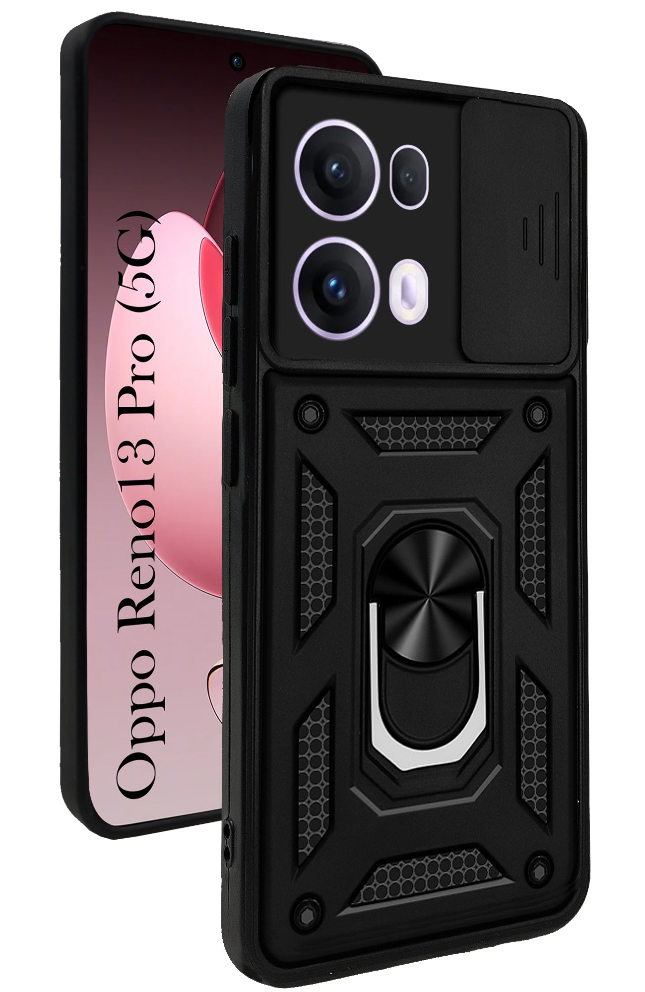 For Oppo Reno13 Pro | Oppo Reno 13 Pro Back Cover Case (Hybrid Dual Armor Polycarbonate)