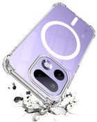 For Realme 16 Pro Back Cover Shockproof Crystal-Clear (Magsafe Wireless Support | Drop & Camera Protection | Hard Polycarbonate)